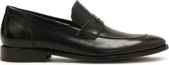 Kazar Heren formele loafers in zwarte kleur - Heren - Loafers - Zwart - 43 EU - Leer - Schoenen