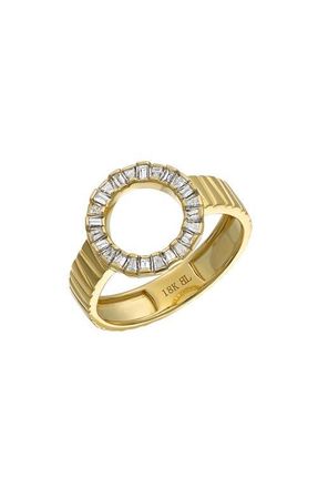 Bony Levy Circle of Life Diamond Ring in 18K Yellow Gold/Diamond at Nordstrom, Size 6.5