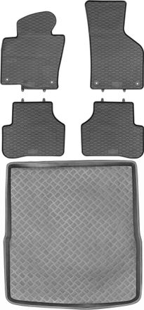 OEM Volkswagen Passat B6 Kombi De 2005 A 2010. Juego De Alfombrillas De Goma Para Coche Y Maletero