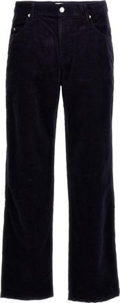 Isabel Marant Navy Blue Jorje Corduroy Pants