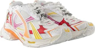 Balenciaga Womens Multicolor Technical Sneakers White Synthetic
