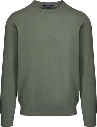 K-Way Maglione con applicazione - Verde