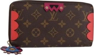 Louis Vuitton Pre-owned Wallets, female, Multicolor, Size: ONE SIZE Pre-owned Canvas Wallet