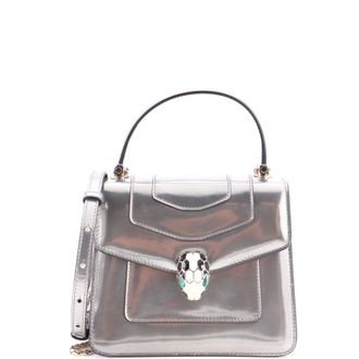 Bulgari Serpenti Top Handle Bag Patent Small