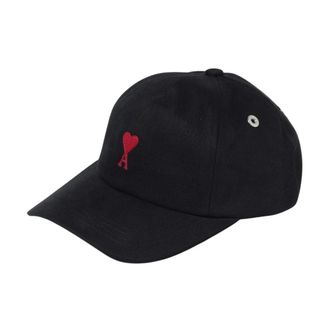 Ami De Coeur Logo Baseball Cap - Heren - Petten - Zwart - ONE Size - Accessoires
