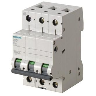 SIEMENS Disyuntor 3p B 16a 10ka Ca 5sl43166