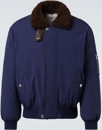 Brunello Cucinelli Bomber con shearling