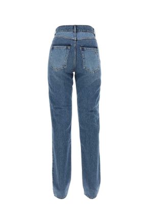Philosophy di Lorenzo Serafini Womens Denim Jeans Fantasiablu Exterior: Cotton