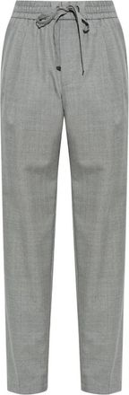 Dolce & Gabbana Pantaloni in Lana - - Trousers - Uomo - Grigio - L