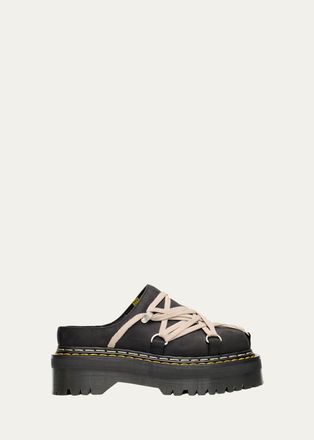 Dr. Martens x Dr. Martens Quad Sole Megalace Leather Mules