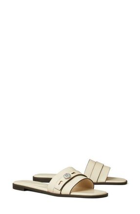 Tory Burch Romy Slide Sandal in Light Cream at Nordstrom, Size 6.5