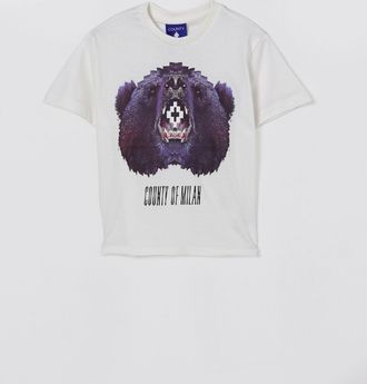 Marcelo Burlon T-shirt in cotone stampata County Of Milan