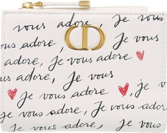 Dior Pre-owned Dior Leather Je Vous Adore Heart Caro Dahlia Wallet Ladies 1D39P6B75F7QNZML