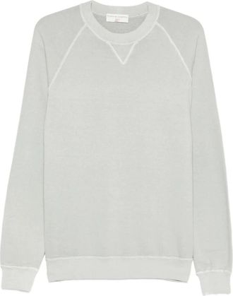 FILIPPO DE LAURENTIIS Katoenen Raglan Sweater - Heren - Sweatshirts - Grijs - S - Katoen - Hoodies & sweatvesten