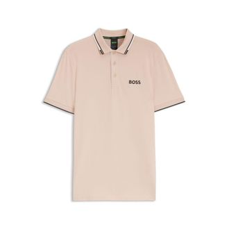 BOSS Active Paddy regular-fit polo shirt in quick-dry stretch pique