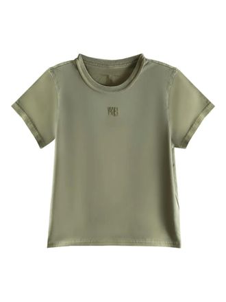 Alexander Wang embossed top - women - Fabric - M - Green
