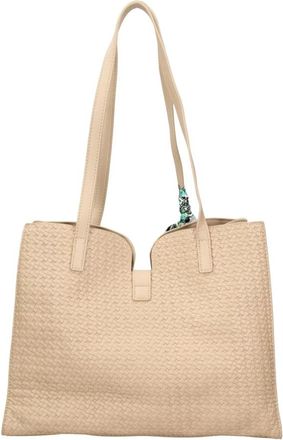 Pierre Cardin Schoudertas - Dames - Shoppers - Beige - ONE Size - Polyester - Tassen