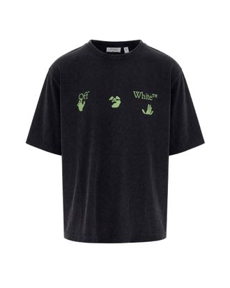 Off-white Black Cotton Bacco Arrow Skate T-Shirt