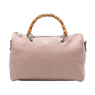 Gucci Pre-owned Top Handle Satchel - Dames - Vintage Handtas - Roze - ONE Size - Vintage