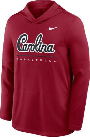Nike South Carolina Sideline Basketball Nike Mens Dri-FIT College Long-Sleeve Hooded Top in Red | IW4951-613
