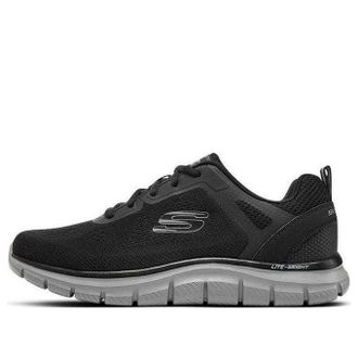 Skechers Track Broader Trainers Black Grey 232698-BKCC