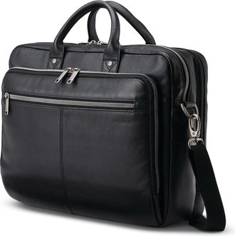 Samsonite Classic Leather Softside Toploader - Bags