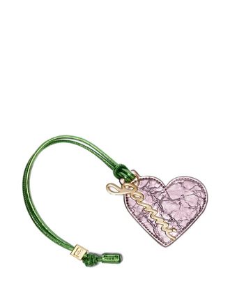 Ganni Sleutelhanger met hartpatroon - Roze