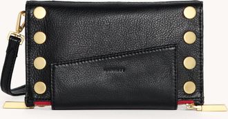 Hammitt Hammitt Levy Black Brushed Gold Red Zip