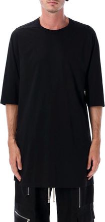 Rick Owens Black Short-Sleeve Cotton T-shirt