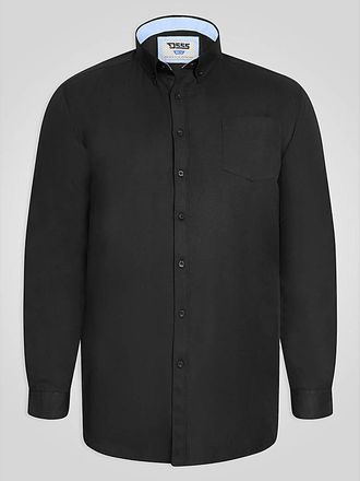 D555 BLACK Oxford Long Sleeve Shirt