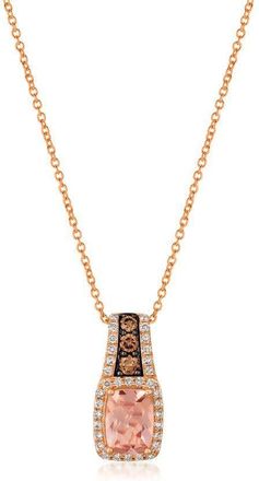 Le Vian Ladies Nude Palette Necklaces set in 14K Strawberry Gold YRFS 14