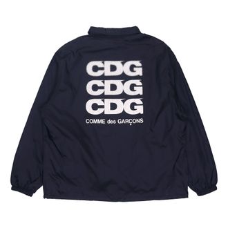 Comme Des Gar&ccedil;ons Coach Jacket Black SZ-J004-051-2