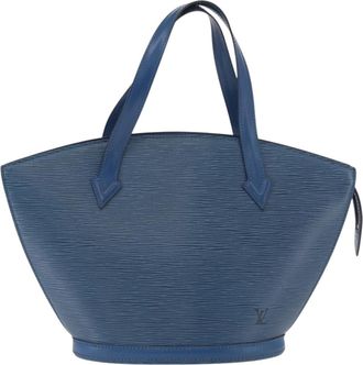 Louis Vuitton Saint Jacques Epi Leather Blue Leather Handbag (Pre-Owned)