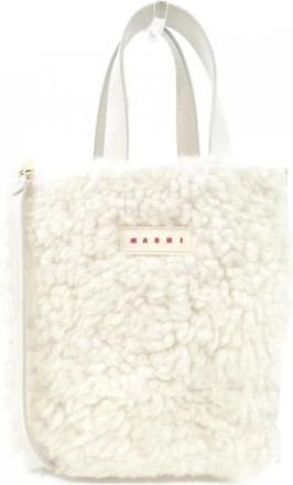Marni Pre-owned Handbags, female, White, Size: ONE SIZE Pre-owned Fabric Shoulder Bag