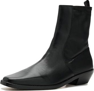 Madewell The Idris Ankle Boot Womens Boots True Black : 6.5 M, Leather