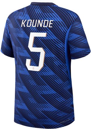 Nike Jules Kound&eacute; France National Team 2026 Match Home Nike Mens Dri-FIT ADV Soccer Jersey in Blue | NN203949083-FFF