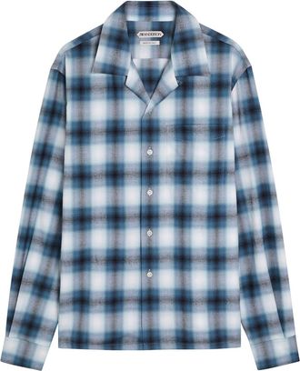 J.W.Anderson Checked Cotton Shirt - Blue - L