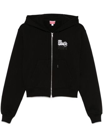 Kenzo Felpa con cappuccio e logo - Nero