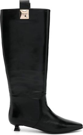 Marc Ellis Stivali a punta in pelle - Nero