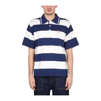 Kenzo Tops, Heren, Veelkleurig, S, Gestreept Poloshirt