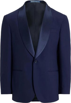 Polo Ralph Lauren Blazer con scollo a scialle - Blu