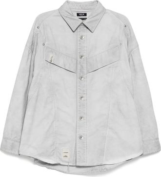 Five CM Camicia con borchie - Grigio