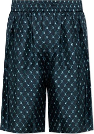 Balmain Zijde Korte Broek - Heren - Korte Broeken - Blauw - XL - Korte Broeken