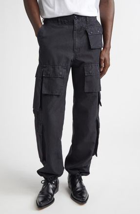 TAKAHIROMIYASHITA TheSoloist. B.D.U. Cargo Pants in Fade Black at Nordstrom, Size 34 Us