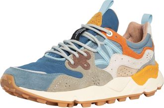 Flower Mountain Yamano Su&egrave;de Sneakers, Blauw