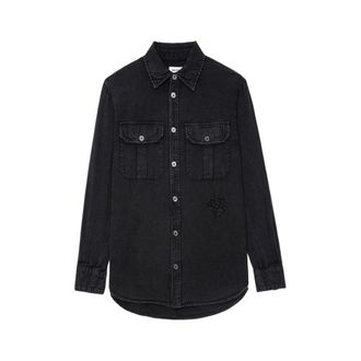 Zadig&Voltaire Dames, Blouses & Shirts, Grijs, Maat: XS Denim