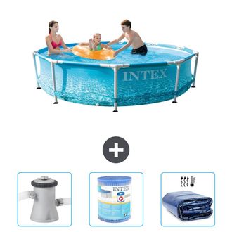 Intex Piscina Con Estructura Redonda - 305x76 Cm - 6-piezas S21316
