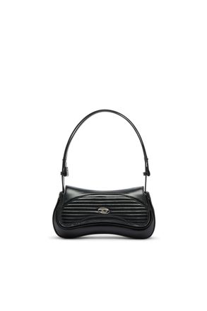 Diesel Play - Clutch in perforated and quilted PU - Clutches - Woman - Black