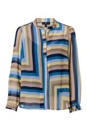 Mart Visser Ines Print Blouse Blauw / Multi