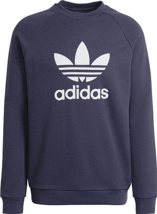 adidas Mens adidas originals Alphabet Large Logo Round Neck Sports Navy Blue HE9490